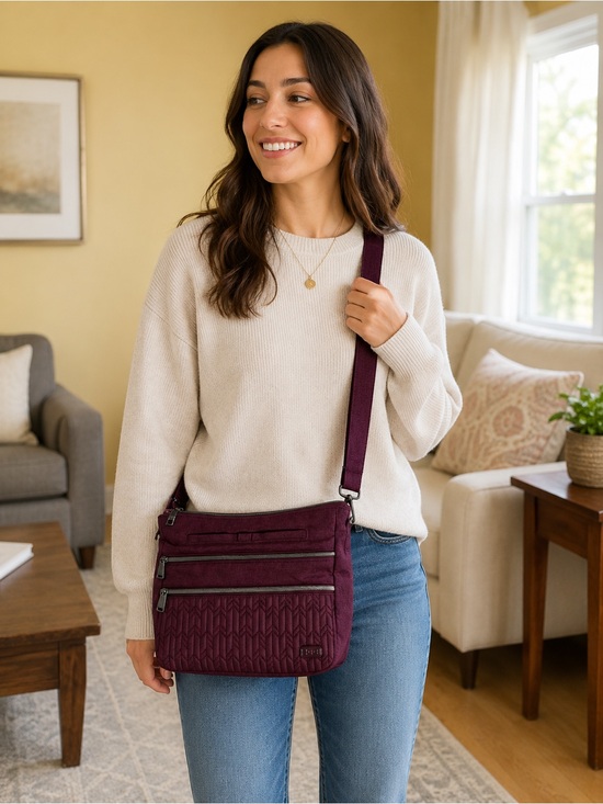 lug Handbags - Lug Slider Crossbody Bag in Berry Purple - Good Condition